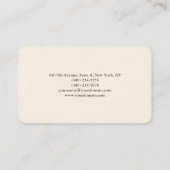 Trendy Wood Professional Gray White Modern Visitekaartje (Achterkant)