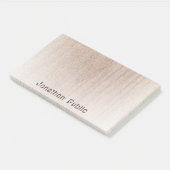Trendy Wood ziet Verstoorde tekst Legante Sjabloon Post-it® Notes (Schuin)