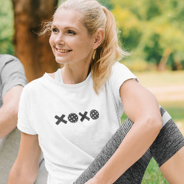 Trendy XOXO Pickleball Knuffels & Kusjes T-shirt