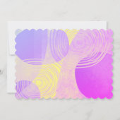 Trendy Yellow Gemini Birthday (21-20 juni) I Kaart (Achterkant)