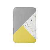 Trendy Yellow Grey Terrazzo Badmat (Voorkant Verticaal)