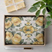 Trendy Yellow Rose Mooi Collectie Tissuepapier (Geschenk)