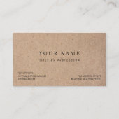 Trendy Yoga Instructor Professional Logo Business Visitekaartje (Achterkant)