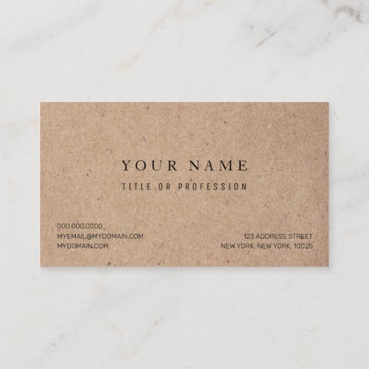 Trendy Yoga Instructor Professional Logo Business Visitekaartje (Achterkant)