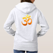 Trendy Yoga Om Mantra Symbool Hoge Kwaliteit Vrouw Hoodie (Achterkant)