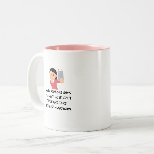 Trendy "You Can't Do IT" Grappige quote Koffie Mok (Voorkant links)