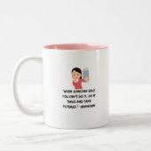 Trendy "You Can't Do IT" Grappige quote Koffie Mok (Links)