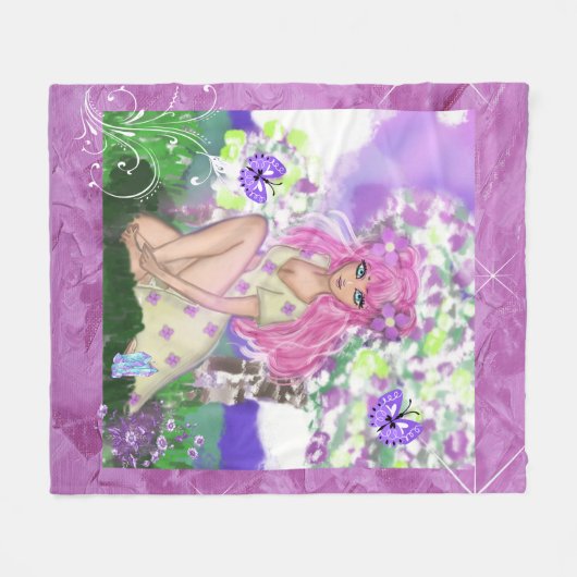 Trendy Young Girly Fleece Throw & Sperpa Blankets (Voorkant (Horizontaal))