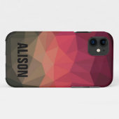 Trendy youthful bold ombre, aangepaste naam Case-Mate iPhone case (Achterkant (horizontaal))