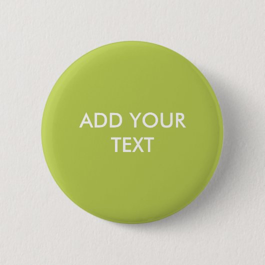 Trendy zachte chartreuse aangepaste knop ronde button 5,7 cm (Voorkant)