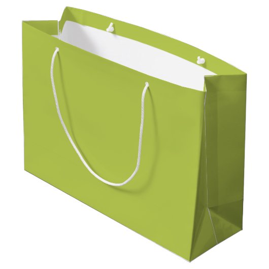 Trendy zachte chartreuse grote cadeautas (Achterkant Gekanteld)