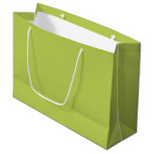 Trendy zachte chartreuse grote cadeautas (Voorkant Gekanteld)