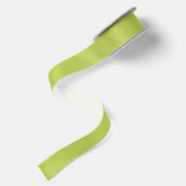 Trendy zachte chartreuse satijnen lint (Achterkant)