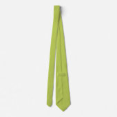 Trendy zachte chartreuse stropdas (Achterkant)
