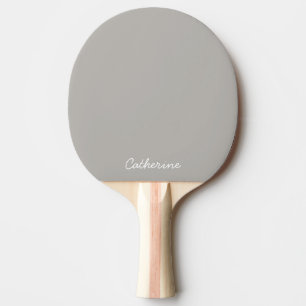Trendy zachte grijs-beige aangepaste pingpongbat tafeltennisbatje