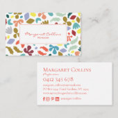 Trendy Zakelijk Ontwerp Visitekaartje (Voorkant / Achterkant)