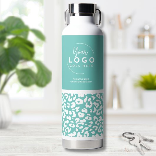 Trendy zakelijke Logo Waterfles