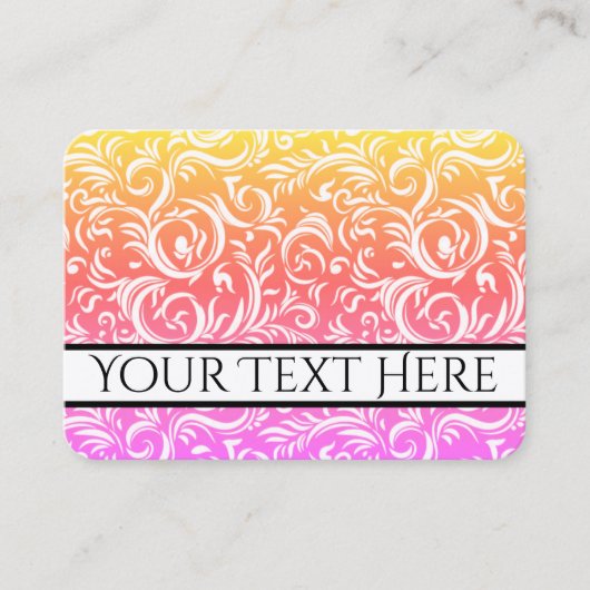 Trendy zakelijke profielkaarten visitekaartje (Voorkant)