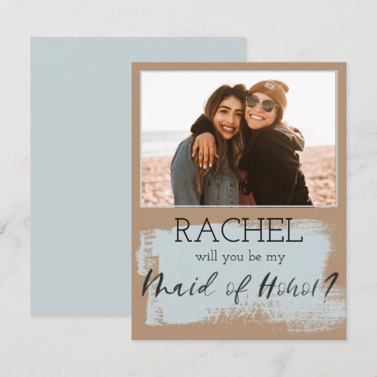 Trendy zal je mijn Maid of Honor foto zijn (Voorkant / Achterkant)