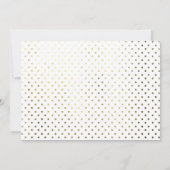 Trendy Ze geloofde Gold Photo Afstuderen Kaart (Achterkant)