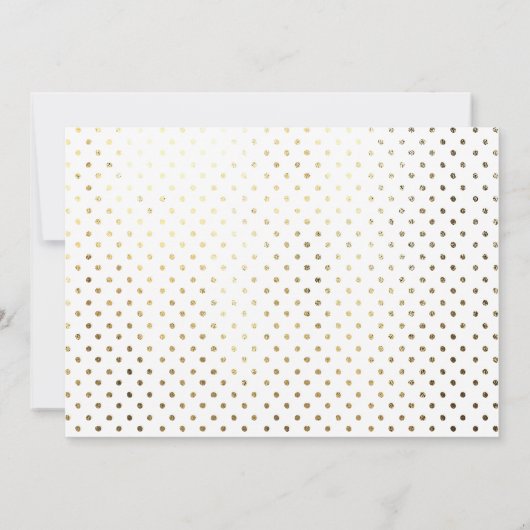 Trendy Ze geloofde Gold Photo Afstuderen Kaart (Achterkant)