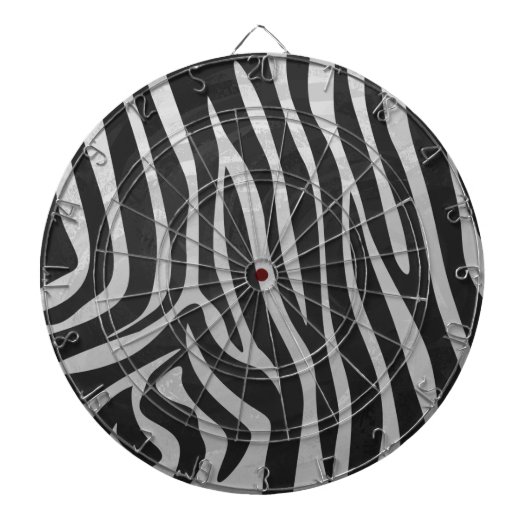 Trendy Zebra Animal Print Pattern gemaakt door Ima Dartbord (Voorkant)