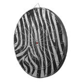 Trendy Zebra Animal Print Pattern gemaakt door Ima Dartbord (Voorkant Rechts)