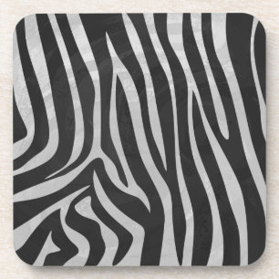Trendy Zebra Animal Print Pattern gemaakt door Ima Drankjes Onderzetter