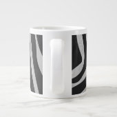 Trendy Zebra Animal Print Pattern gemaakt door Ima Grote Koffiekop (Achterkant)