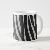 Trendy Zebra Animal Print Pattern gemaakt door Ima Grote Koffiekop (Voorkant rechts)