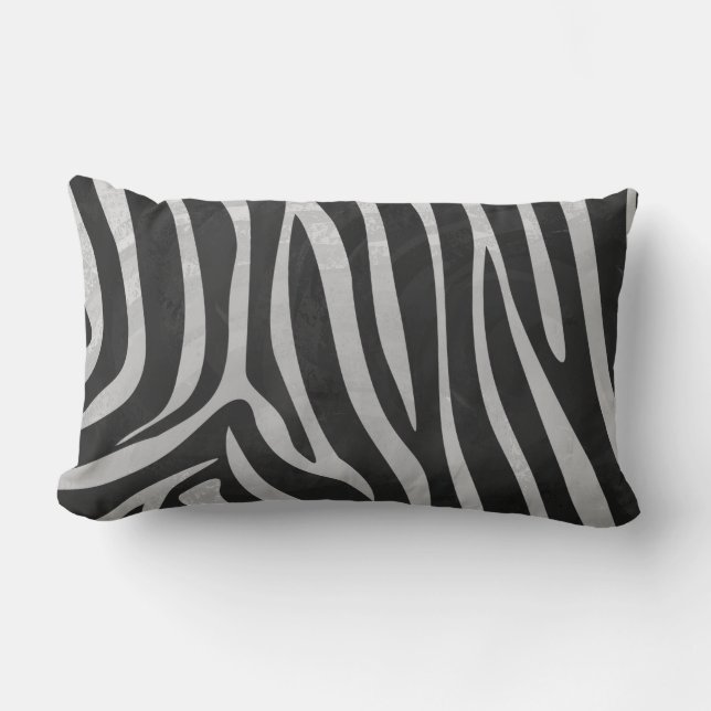 Trendy Zebra Animal Print Pattern gemaakt door Ima Kussen (Voorkant)