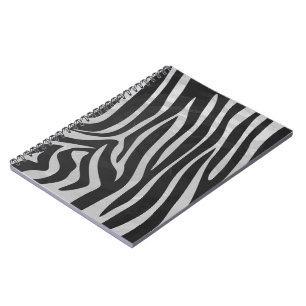 Trendy Zebra Animal Print Pattern gemaakt door Ima Notitieboek
