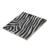 Trendy Zebra Animal Print Pattern gemaakt door Ima Tegeltje (Zijkant)