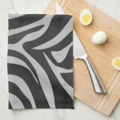 Trendy Zebra Animal Print Pattern gemaakt door Ima Theedoek (Quarter Fold)
