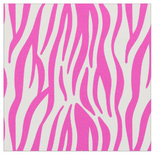Trendy Zebra Animal Print Stripes Safari African Stof
