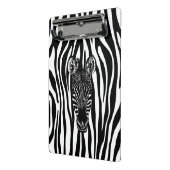Trendy Zebra Herd op Zebra Print Mini Klembord (Angled2)