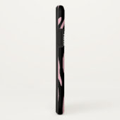 Trendy zebra kudde op zebraprint roze Case-Mate iPhone case (Achterkant / rechts)