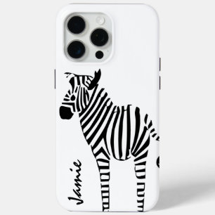 Trendy Zebra-liefhebbers iPhone 15 Pro Max Hoesje