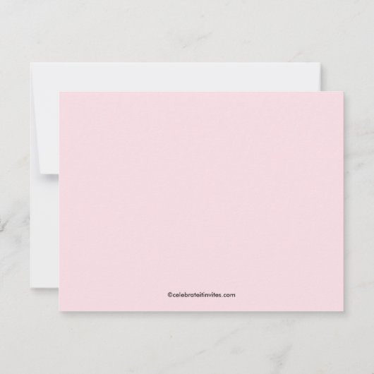 Trendy Zebra Lijst sparen de Uitnodiging van de Da (Achterkant)