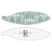 Trendy Zebra Pattern | Monogram Basketbal (Panelen)