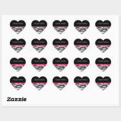 Trendy Zebra Stripe gepersonaliseerde Sticker (Vel)