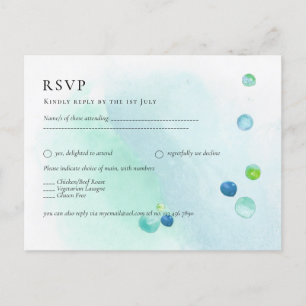Trendy ZEE GLASS Waterverf RSVP Menu