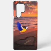 Trendy Zee- Seabird Love Samsung Galaxy Hoesje (Achterkant)