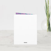 Trendy Zeemeermin & Zee-Kool Mermazing Verjaardag Kaart (Achterkant)