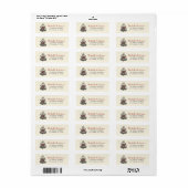 Trendy Zeevaart Octopus Verzendadres        Etiket (Full Sheet)