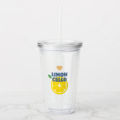 Trendy Zelfgemaakte Limoncello Citroenlikeur Favor Acryl Drinkbeker (Voorkant)