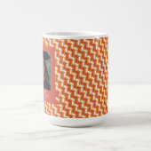 Trendy Zigzag Print Afgestudeerde Magische Mok (Midden)