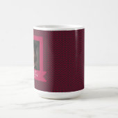 Trendy Zigzag Print Vrouw Afstudeercadeau Magische Mok (Midden)