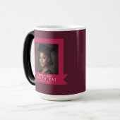 Trendy Zigzag Print Vrouw Afstudeercadeau Magische Mok (Voorkant links)