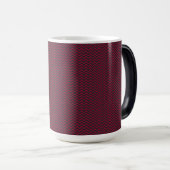 Trendy Zigzag Print Vrouw Afstudeercadeau Magische Mok (Voorkant rechts)